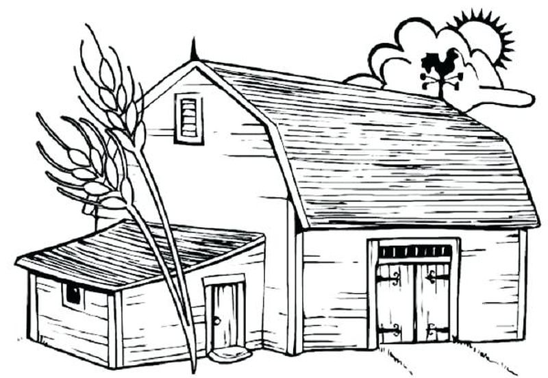 Preschool Farm Coloring Pages