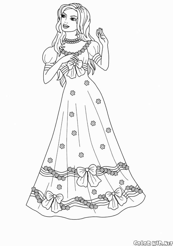 Princess Alina Coloring Page