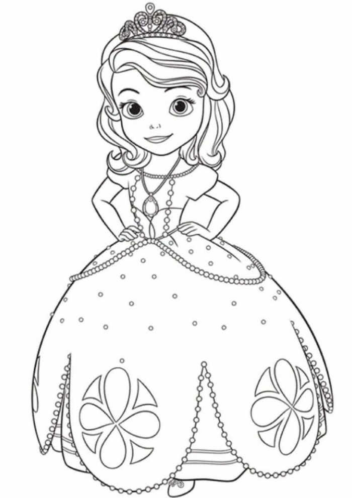 Princess Coloring Pages Sofia