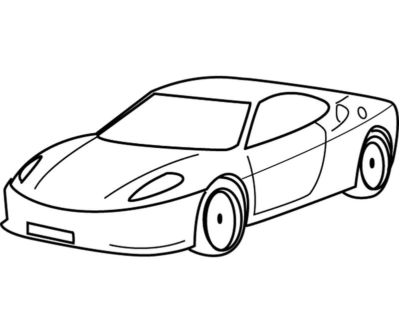 Print Car Coloring Pages