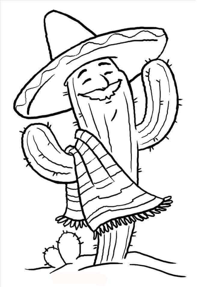 Printable Cinco De Mayo Coloring Pages