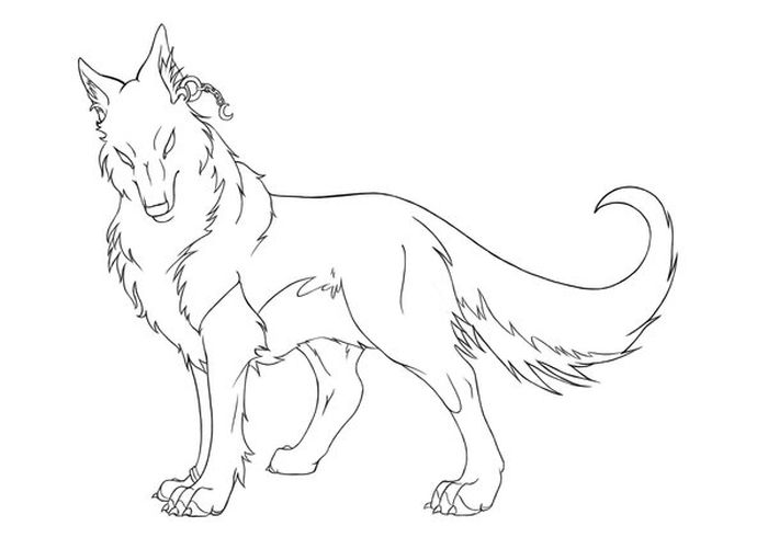 Printable Coloring Pages Of Wolves