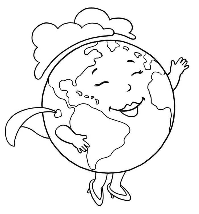 Printable Earth Day Coloring Pages