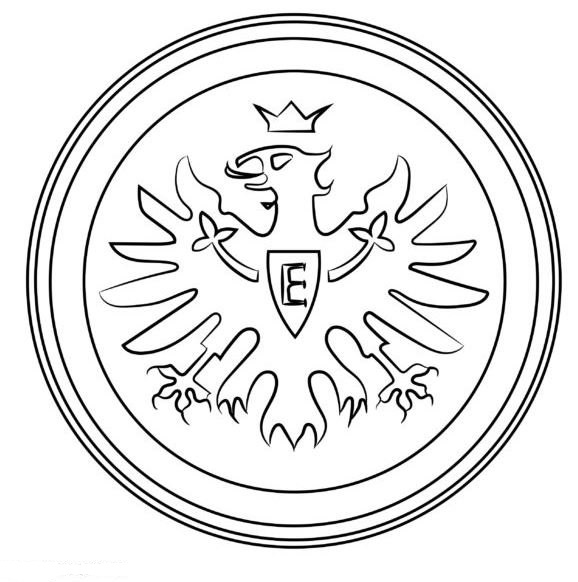 printable eintracht frankfurt coloring pages