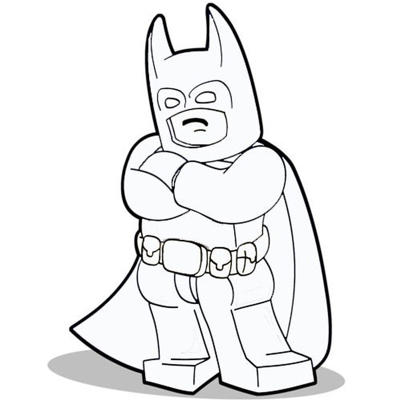 Printable Lego Batman Coloring Book