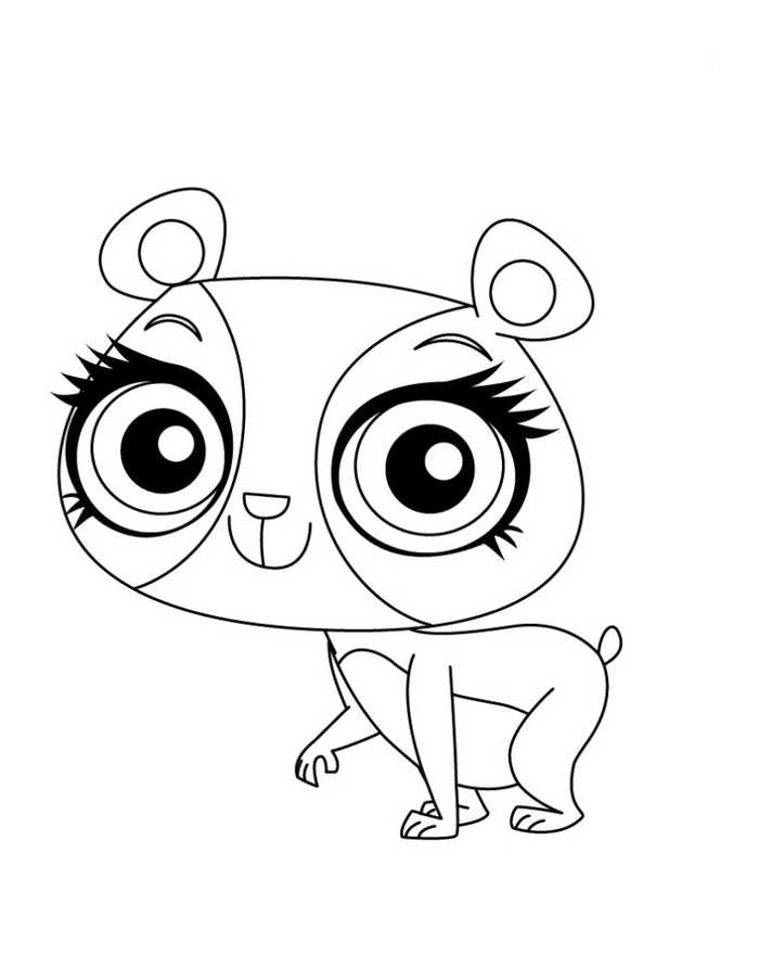 Printable Littlest Pet Shop Coloring Pages 1