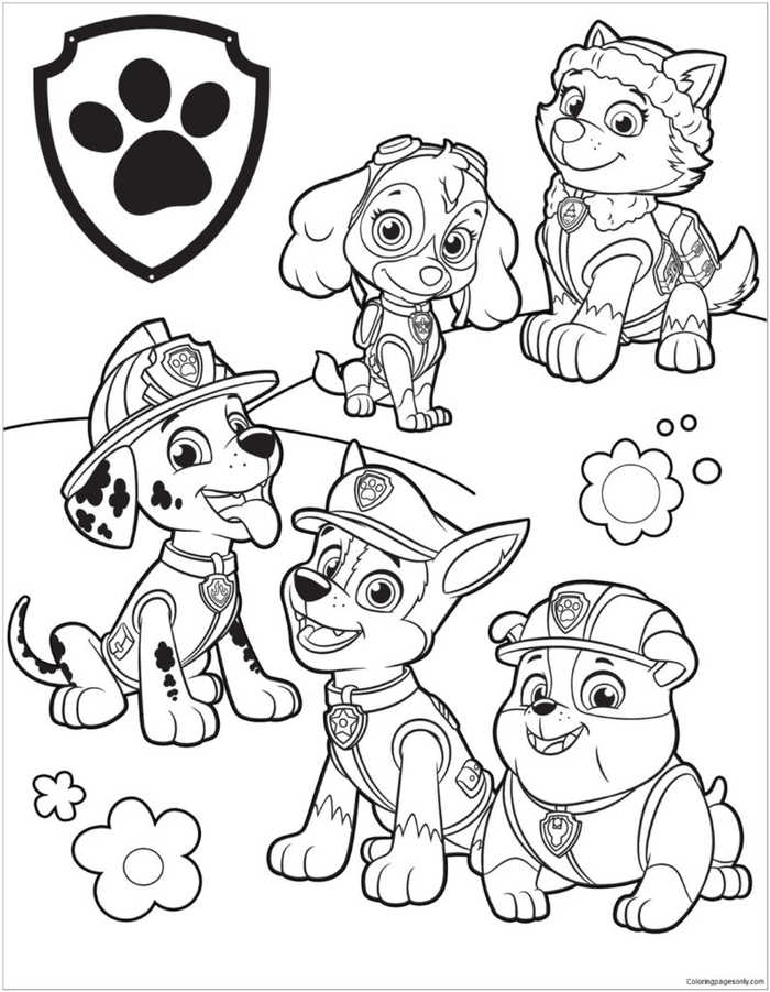 Printable Paw Patrol Coloring Pages