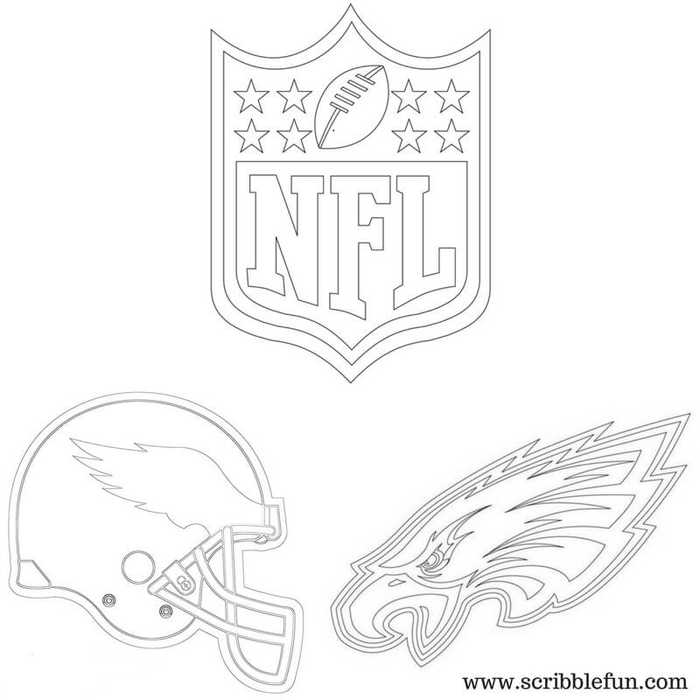 Printable Philadelphia Eagles Coloring Pages Printable