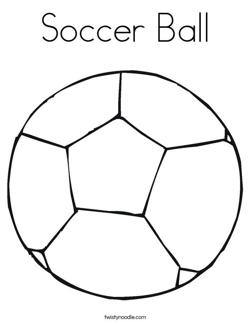 Printable Soccer Coloring Pages