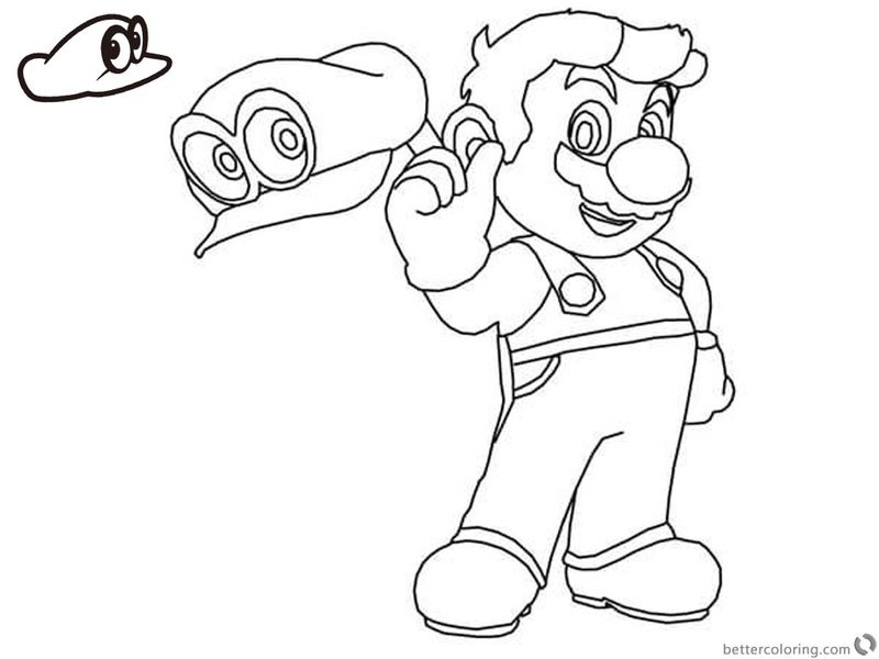 Printable Super Mario Bros Coloring Pages