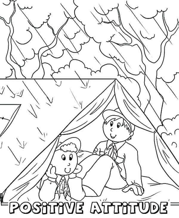 Rainy Season Coloring Sheets Printable