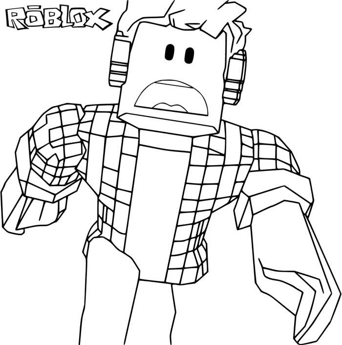 Roblox Colouring Pages