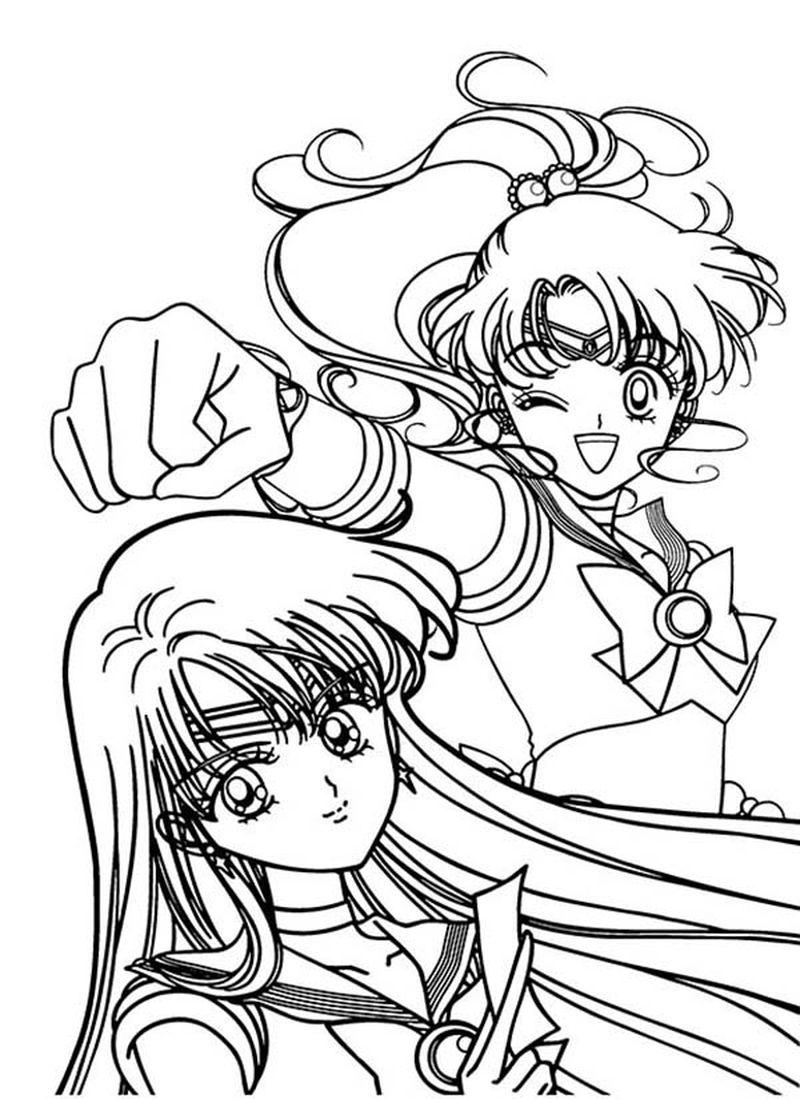 Sailor Moon Coloring Pages Free