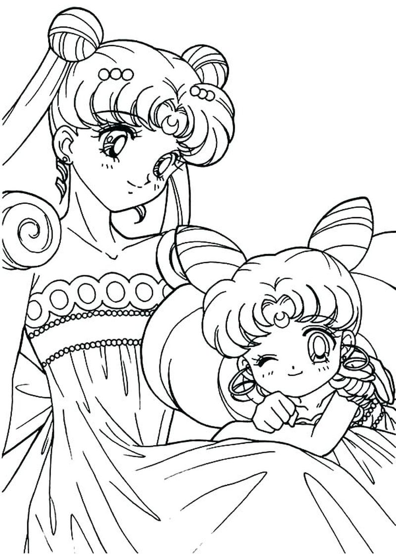 Sailor Moon Coloring Pages Pdf