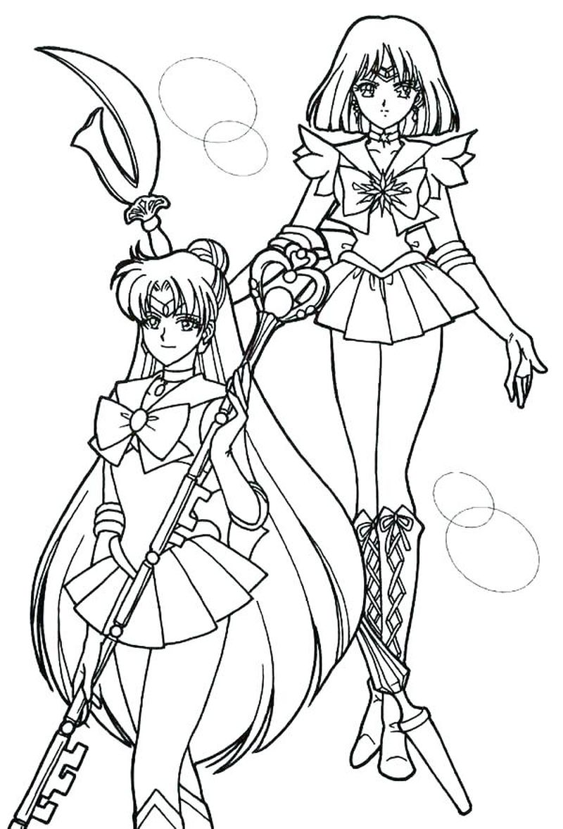 Sailor Moon Printable Coloring Pages