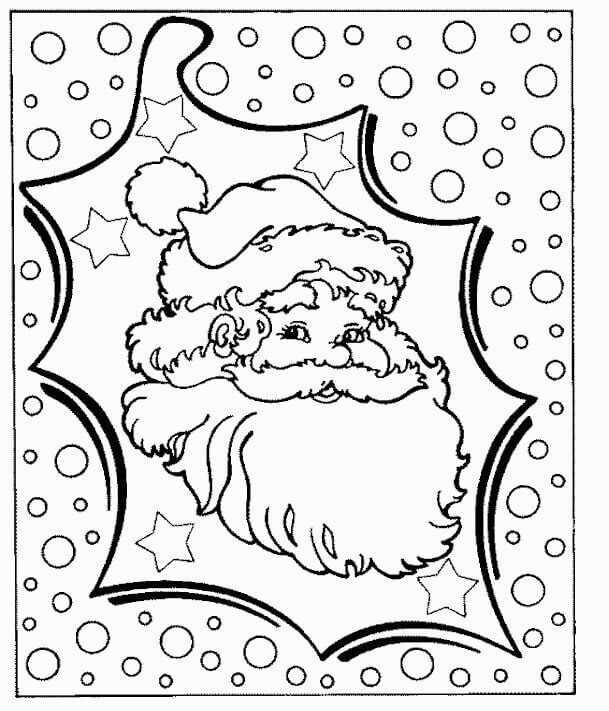 Santa Coloring Pages