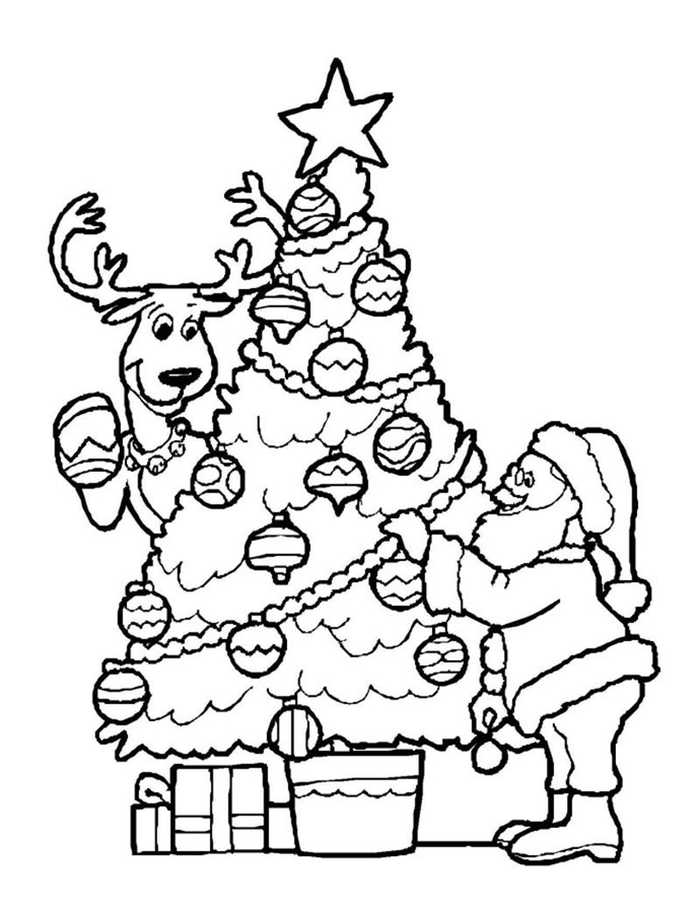 Santa Coloring Pages