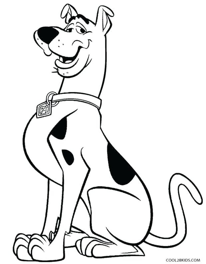 Scooby Doo Coloring Pages Free Printable