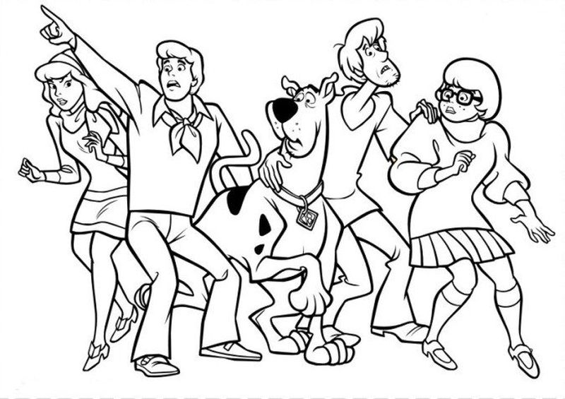 Scooby Doo Coloring Pages Free