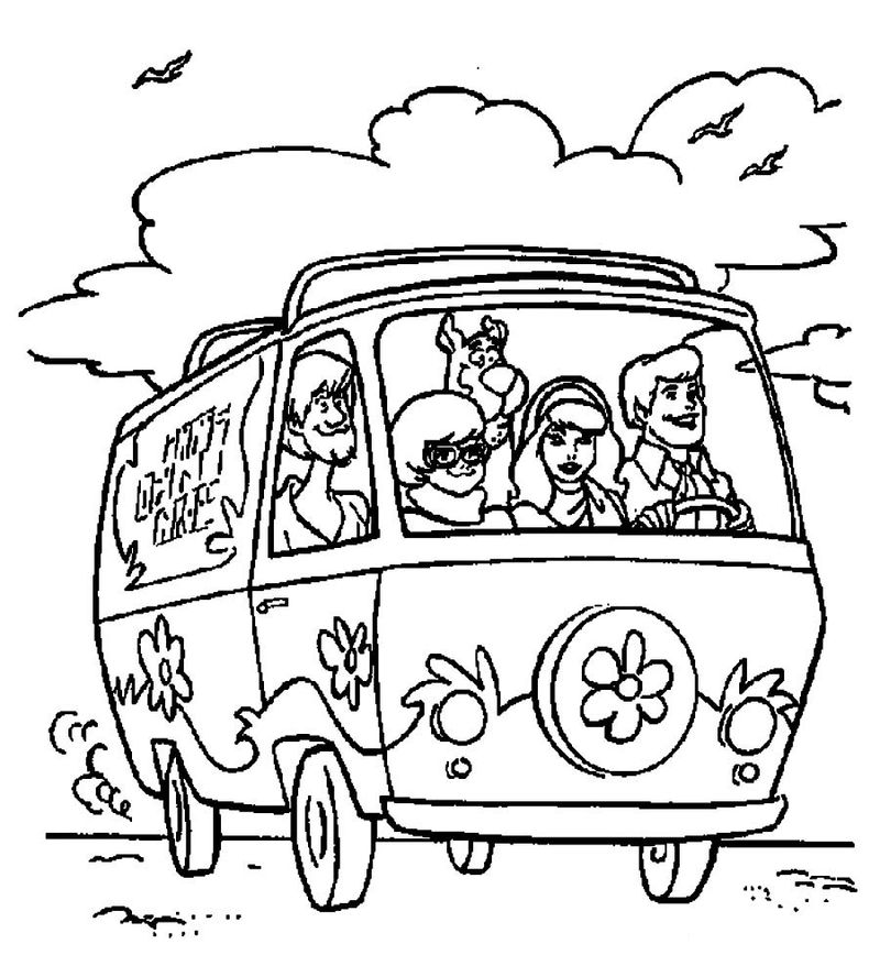 Scooby Doo Coloring Pages Pdf