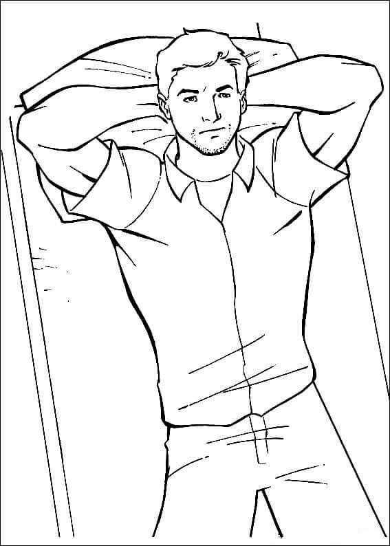 Scott Lang Coloring Page