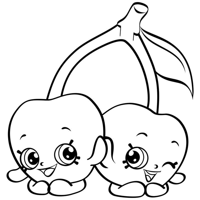 Shopkins Coloring Page Image