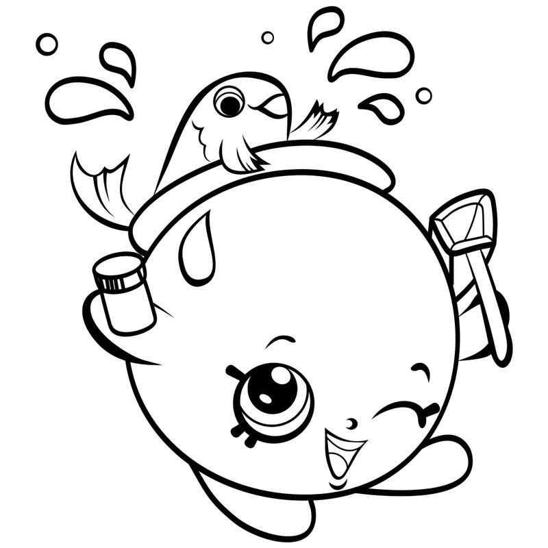 Shopkins Coloring Page Pictures