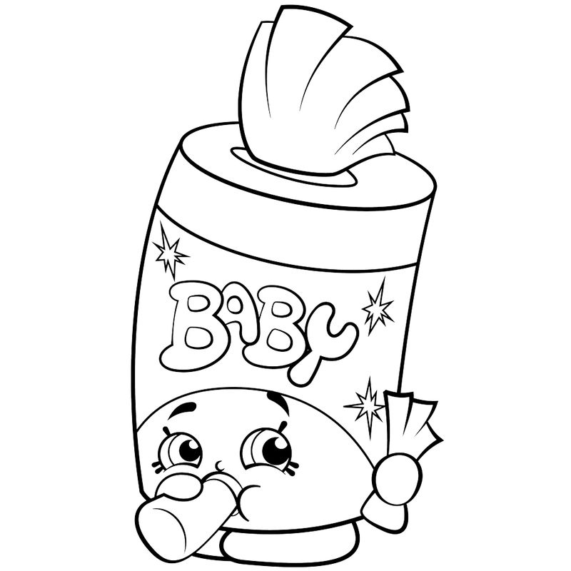 Shopkins Coloring Page Printable