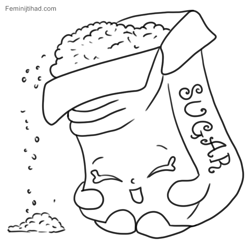 Shopkins coloring page kane sugar