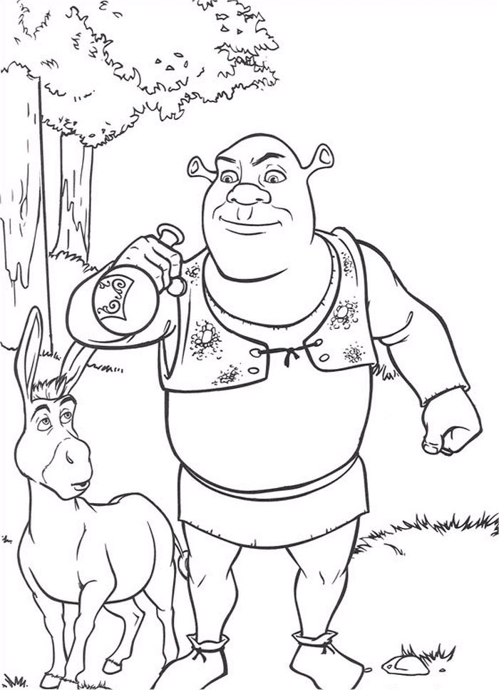 Shrek Coloring Pages