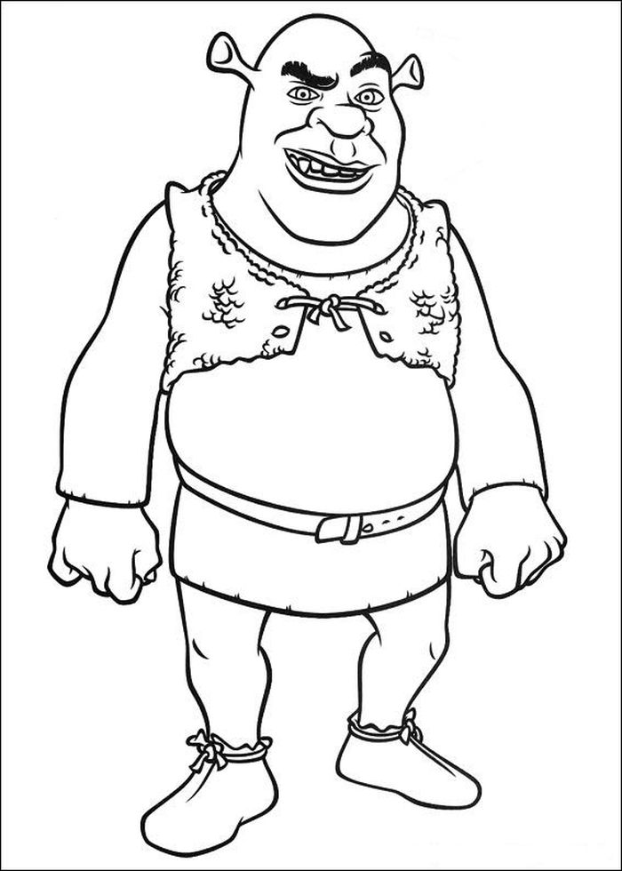 Shrek Coloring Pages Online