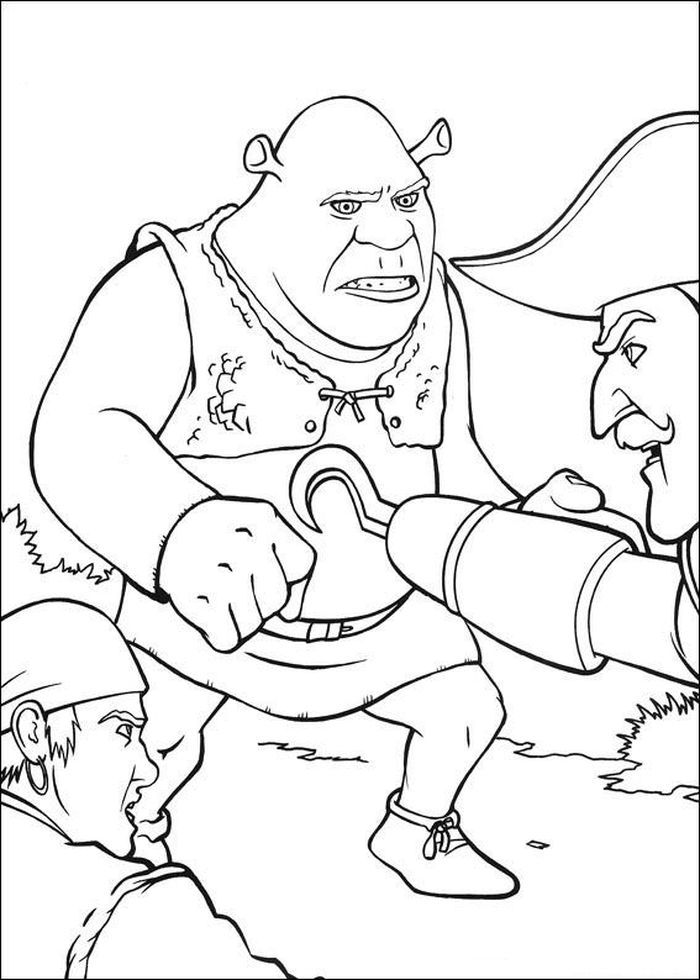 Shrek Coloring Pages Pdf