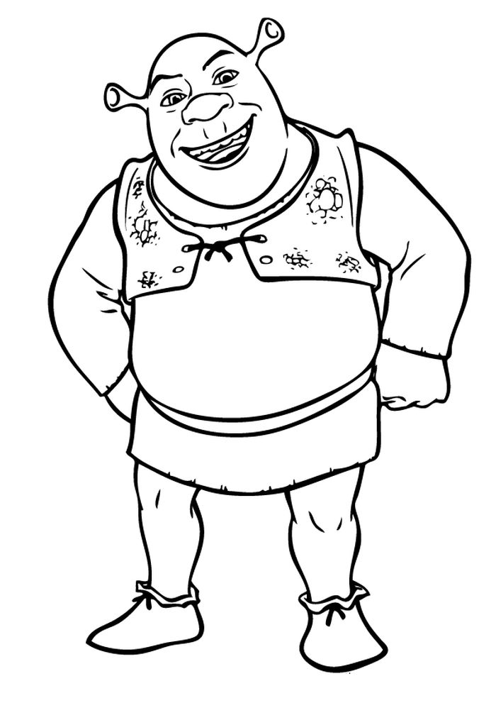 Shrek Coloring Pages