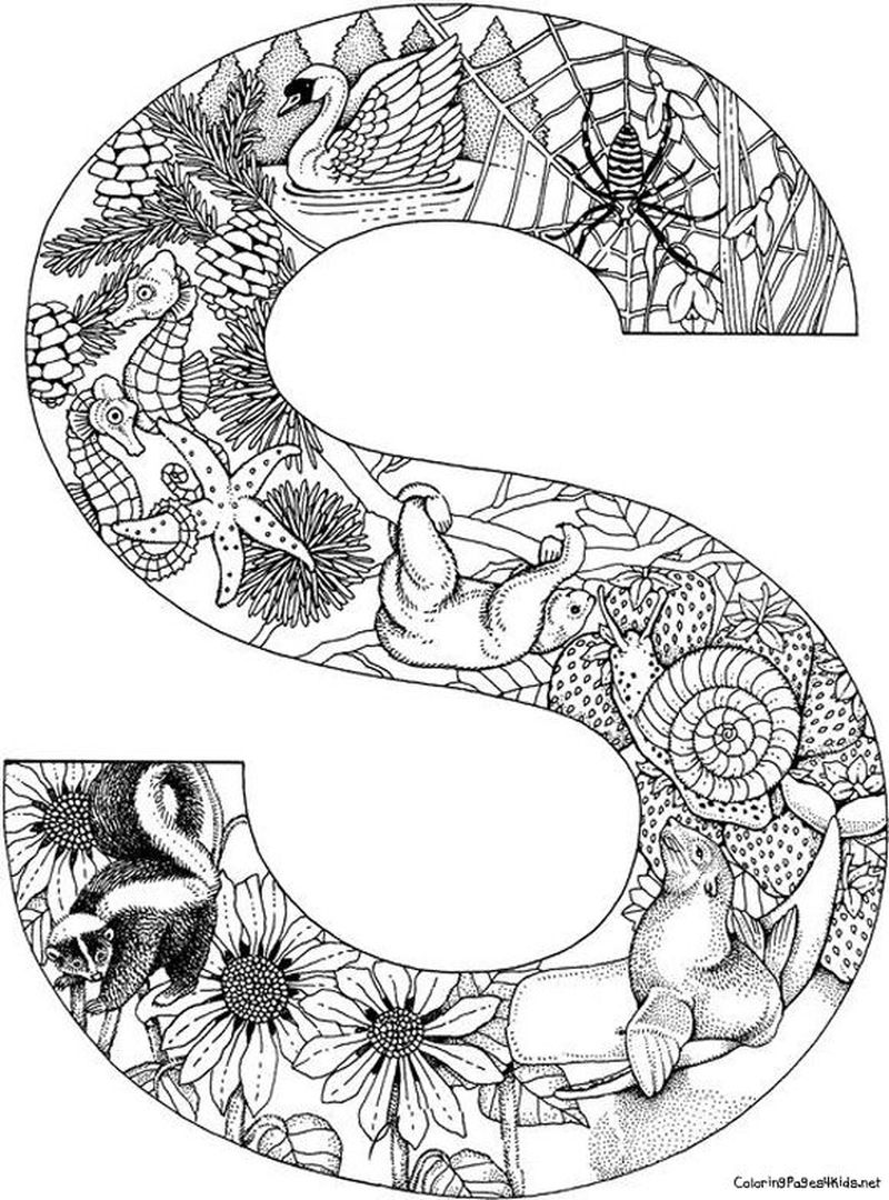 Sign Language Alphabet Coloring Pages