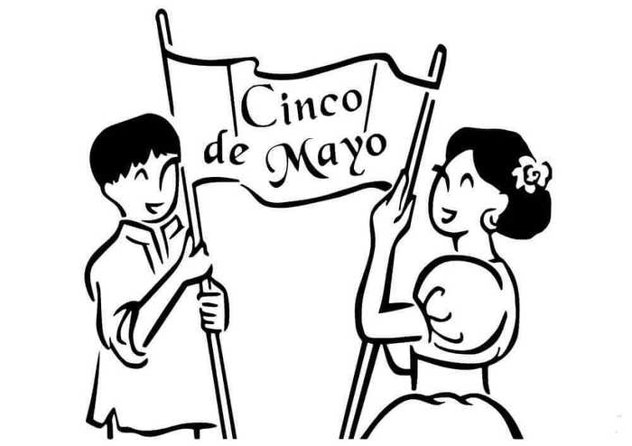 Simple Cinco De Mayo Coloring Pages