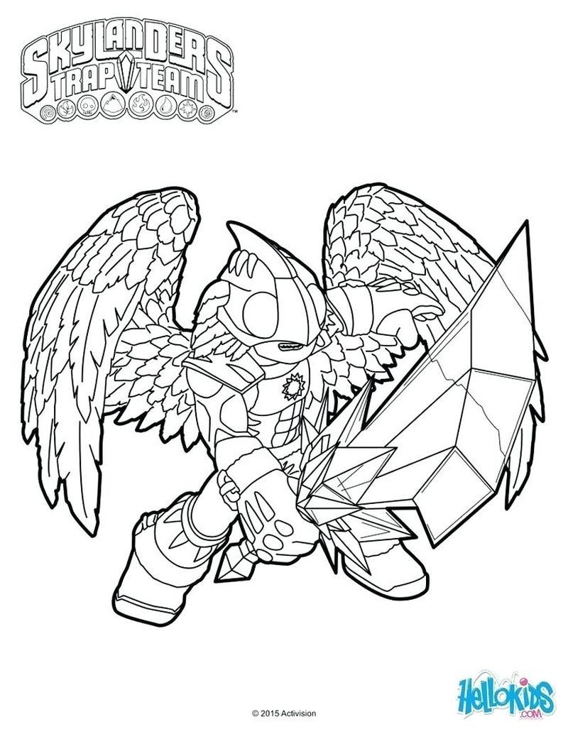 Skylanders Camo Coloring Pages