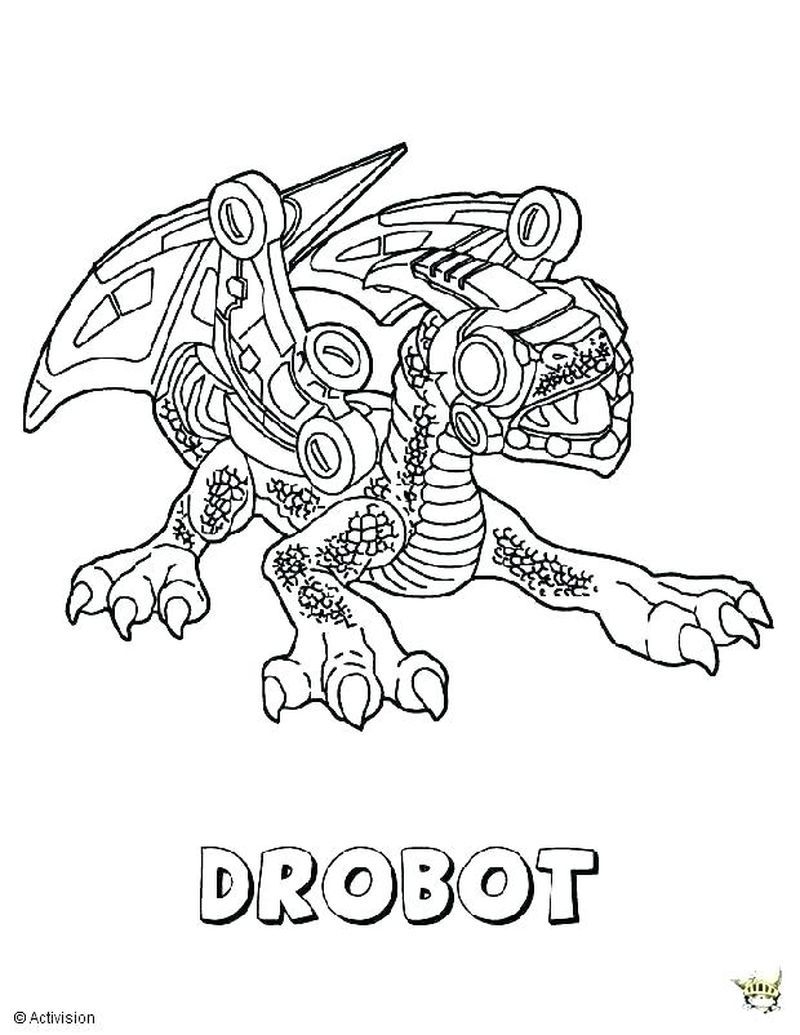 Skylanders Chompy Coloring Pages