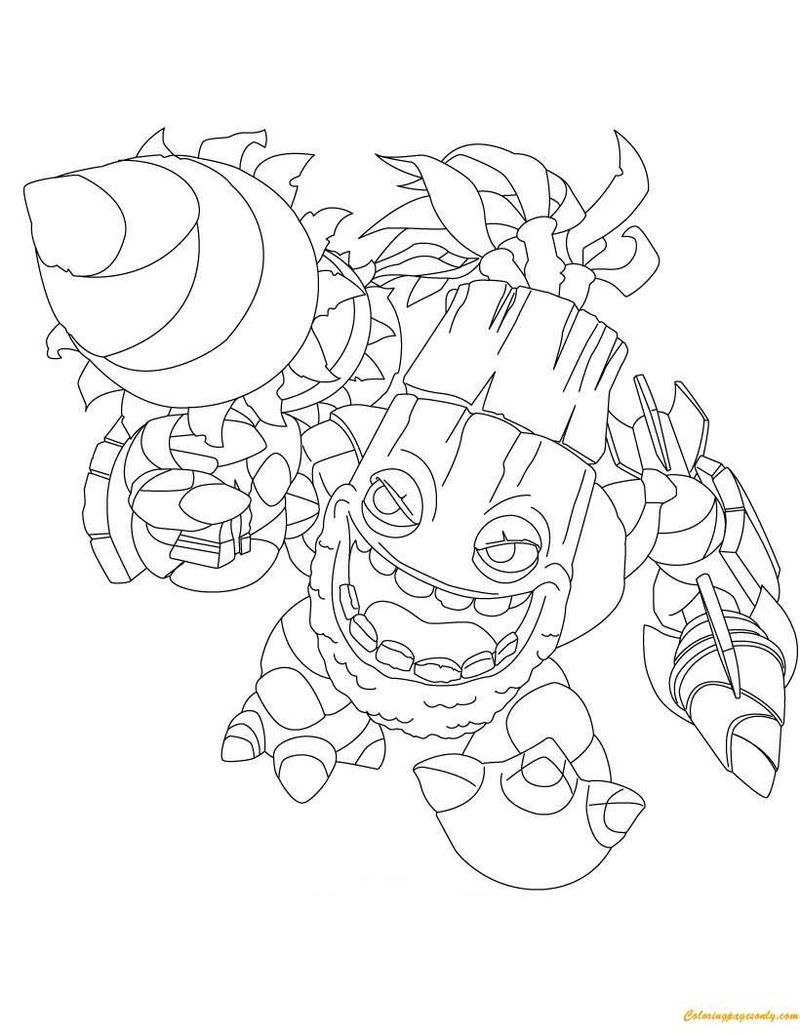 Skylanders Coloring Pages Free