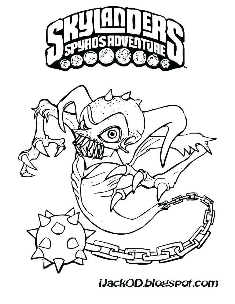 Skylanders Coloring Pages Pop Fizz