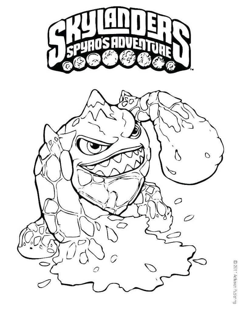 Skylanders Coloring Pages Swap Force