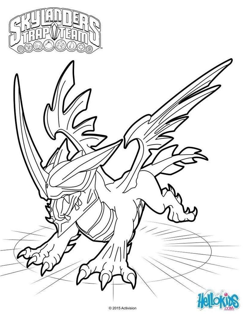 Skylanders Cynder Coloring Pages