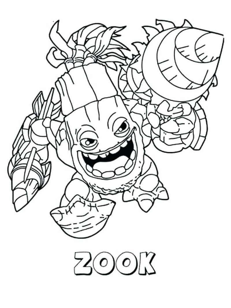 Skylanders Free Coloring Pages