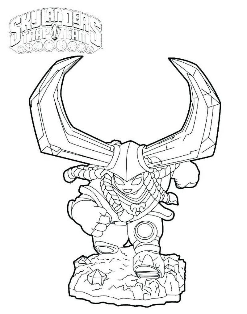 Skylanders Freeze Blade Coloring Pages