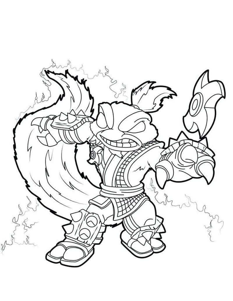 Skylanders Giants Coloring Pages Free