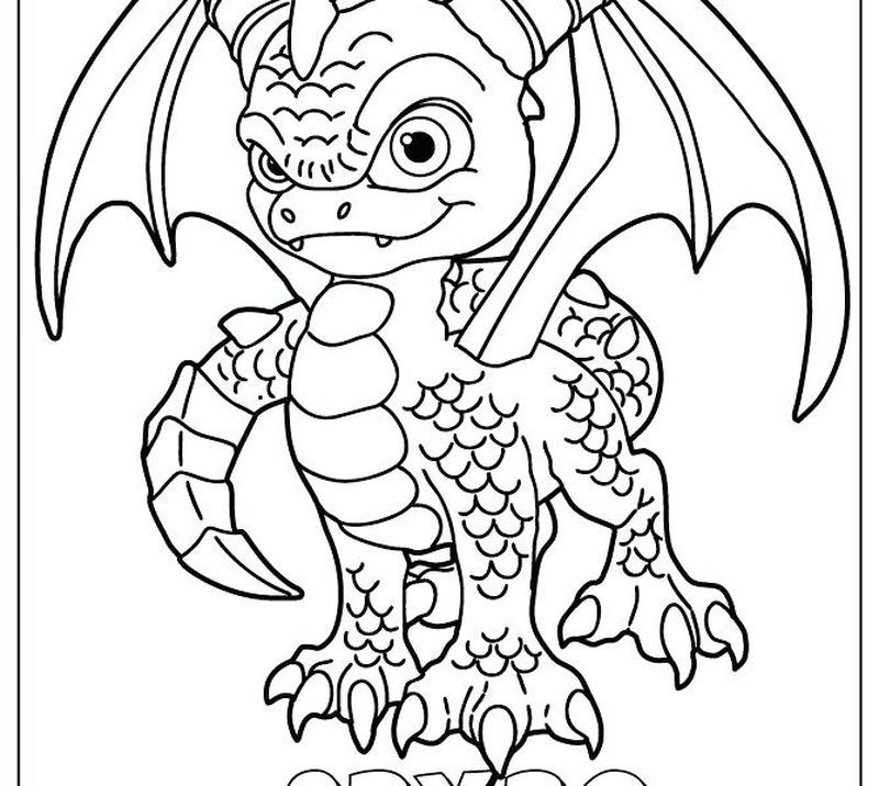 Skylanders Giants Coloring Pages Hot Dog