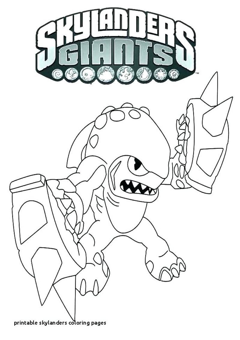 Skylanders Giants Coloring Pages Thumpback