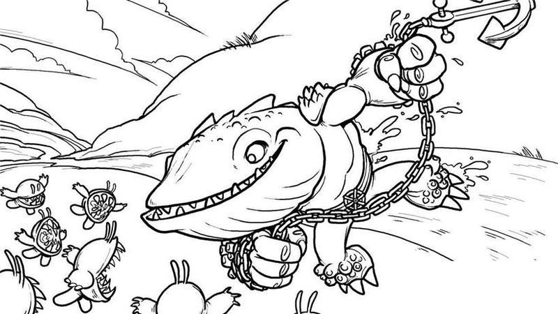 Skylanders Giants Coloring Pages