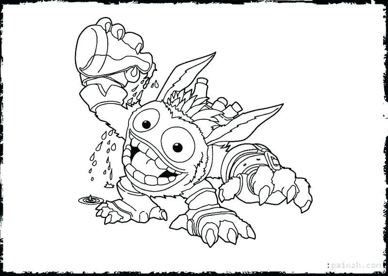 Skylanders Giants Crusher Coloring Pages