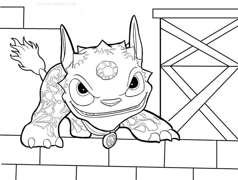 Skylanders Ninjini Coloring Pages