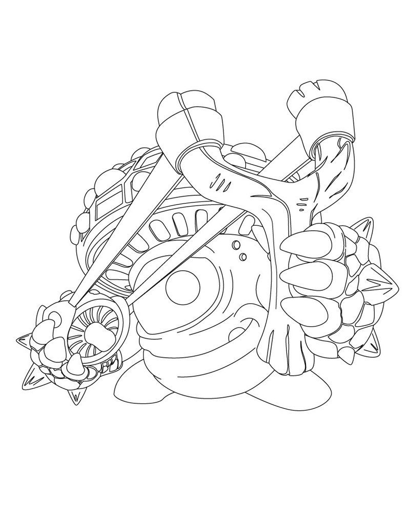 Skylanders Printable Coloring Pages